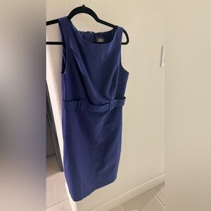 Vince Camuto Blue Sleeveless Dress
